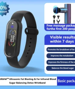 Histone™ Ultrasonic Fat Blasting & Far Infrared Blood Sugar Balancing Detox Wristband